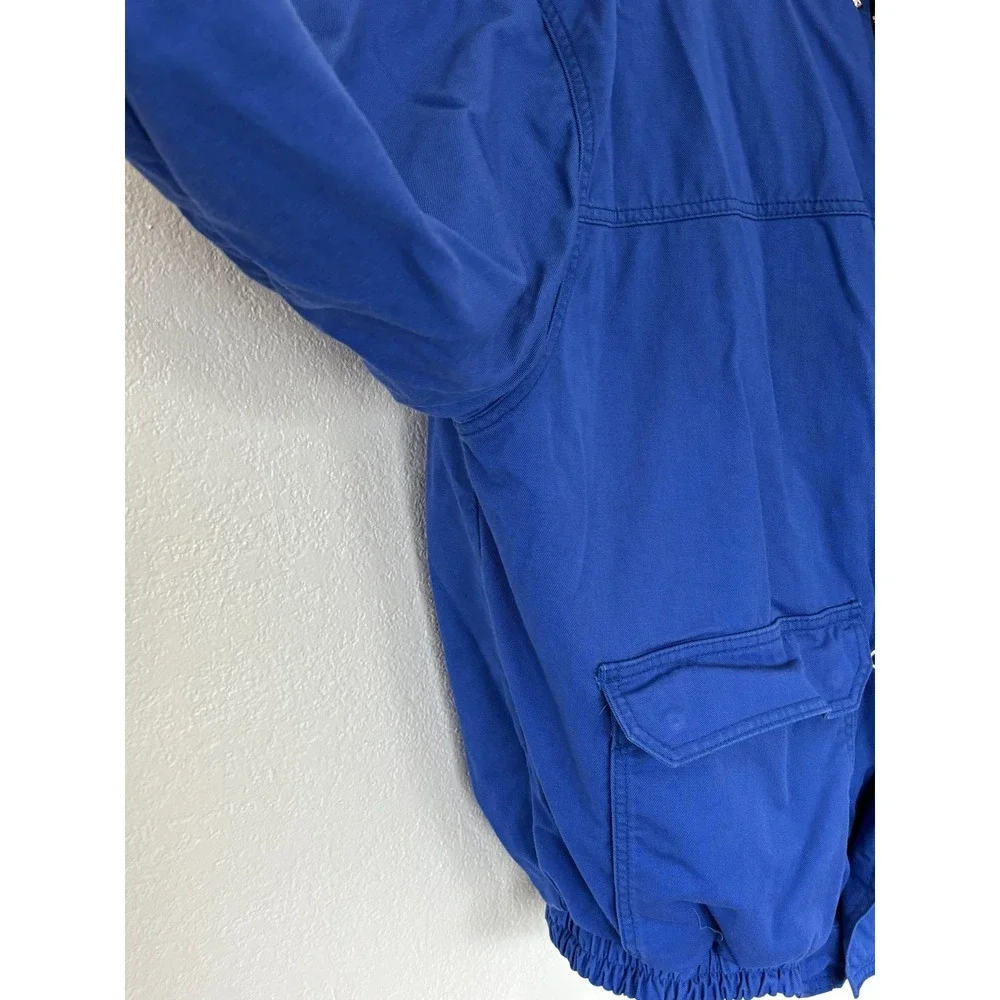 Bulwark Jacket 3XL Blue Excel FR work Fire Resistant Bomber JLJ8RB3 Lineman coat